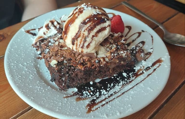 Dessert menu